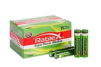 Батарейки Rablex Alkaline AAА / LR03 40 шт/уп