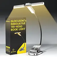 Мини фонарик для чтения книг Glocusent с раздельной тройной головкой Glcsnta2301