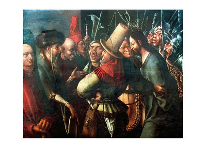Листівка Hieronymus Bosch - Christ Brought Before Pilate, by Hieronymus Bosch (circa 1450-1516), фото 1