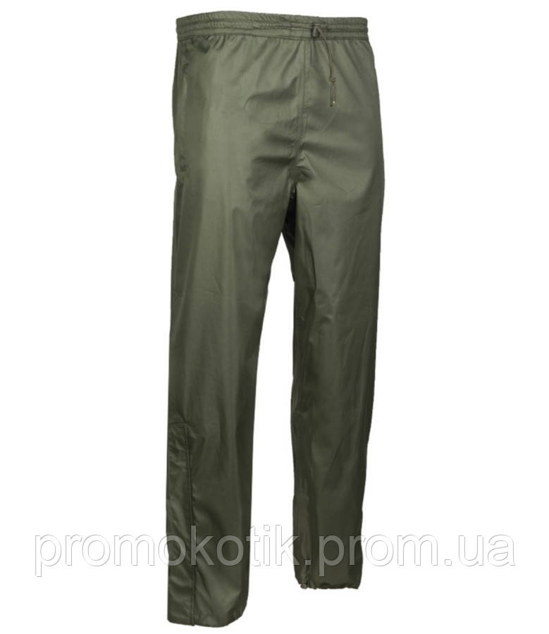 Непромокальні штани оливкові 10625701 Mil-Tec Німеччина L PK, код: 8446995