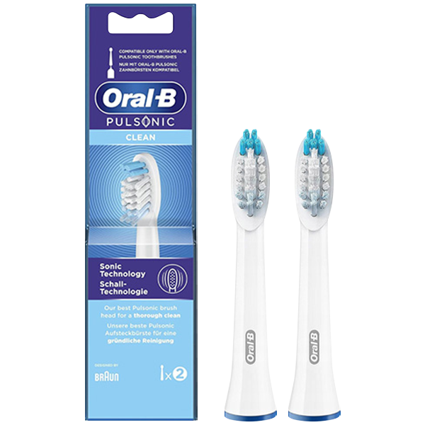 Насадка для електричної зубної щітки Oral-B Pulsonic Clean White (2 шт.)