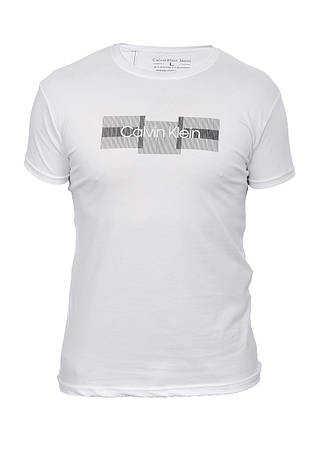 Футболка чоловіча Calvin Klein 24-2008 (24-4007) біла, фото 1
