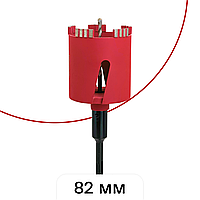 Алмазная коронка по бетону Topfix  82 мм с хвостиком / SDS+