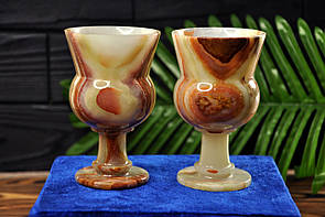 Набір з натурального оніксу, 120 ml (колір, як на фото)