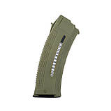 Магазин 5.45х39 на 30 набоїв пластиковий з ВІКНОМ олива для АК / АКСУ (Україна), фото 2