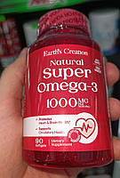 Омега-3 Earths Creation Super Omega-3 1000 90 softgels