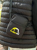 Компактная сумка Manto мужская черная через плечо барсетка манто