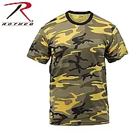 Футболка армейская камуфляжная тактическая ROTHCO USA Stinger Yellow Camo