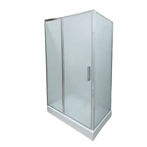Душова кабіна Artex P12-80 (L) 120х80х198 матове скло, фото 1