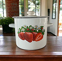 Каструля емальована 7л Полуниця 1620/2 Idilia