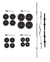 Штанга + Гантели Набор 91 КГ B_03586