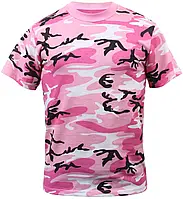 Футболка армейская камуфляжная тактическая ROTHCO USA Pink Camo