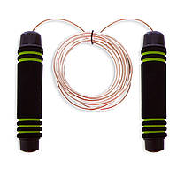 Скакалка швидкісна з обважнювачами в ручках і підшипниками CIM-J583 3 м