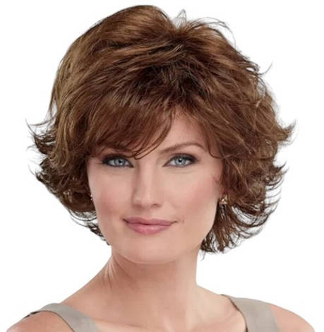 Перука коротка темний каштан Ombre Bob, термоволокно VC HAIRJOY АA6, фото 1