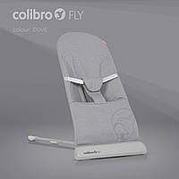 Шезлонг для новорожденного Colibro Fly Dove светло-серый