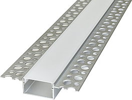 Алюмінієвий профіль LS21 двосторонній з розсіювачем 2м (ціна 1м)