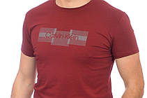 Футболка чоловіча Calvin Klein 24-2008 (24-4007) бордова, фото 6