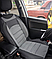 Авточохли майки на передні сидіння універсальні PILOT чорно-сірі, фото 2