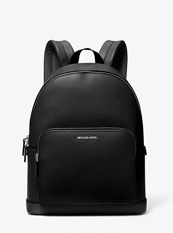 Чоловічий шкіряний рюкзак MICHAEL KORS Cooper Pebbled Leather Commuter Backpack (чорний) ОРИГІНАЛ