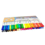 Фломастери 48кол. Joyko двосторонні з пензликом CLP-40, фото 2