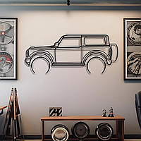 Перенеситесь в приключения! Панно с Ford Bronco - стильный авто декор для вашего дома!