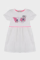 Платье с принтом для девочки Lily Baby Show 23-3092 104 см Молочный (200098989448990) AM, код: 7885482