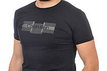 Футболка чоловіча Calvin Klein 24-2008 (24-4007) темно-синя, фото 6
