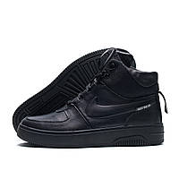 Чоловічі зимові черевики NIKE Black Leather