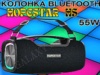 Бездротова портативна колонка для музики Hopestar A6X Bass Speaker 55W Bluetooth колонка для відпочинку