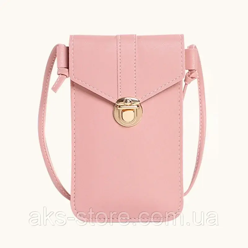 Жіноча сумка для мобільного телефона із сенсорним екраном Pink
