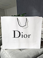 Фирменная упаковка большой пакет Christian Dior, упаковка на подарок. Подарочная брендовая упаковка Диор
