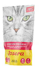 Вологий корм Josera Pate Gulasch vom Rind & Huhn (Йозера паштет гуляш з яловичини та курки) 85г