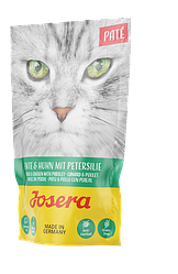 Вологий корм Josera Pate Ente und Huhn mit Petersilie (Йозера паштет, качка, курка та петрушка) 85г
