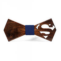 Темна Дерев'яна Краватка Метелик Gofin Супермен Gbdh-8088 ST, код: 2341088