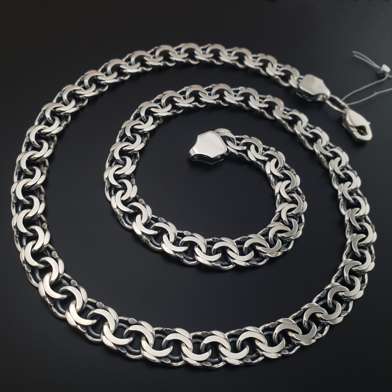 Серебряная цепочка бисмарк - сочетании эстетики и функциональности в интернет-магазине «Серебряная планета»