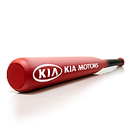 Бита деревянная с маркой автомобиля «KIA» | 75 см | 800 г Красный