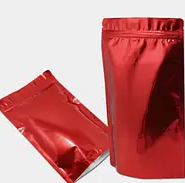 Дой-пак 180х280 ЧЕРВОНИЙ (500г) + zip-замок дно (45+45)