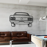 Легенда на дороге! Панно с Ford Mustang - стильный авто декор для вашего дома!