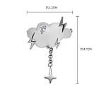 Брошка з грозовою хмаринкою, фото 4