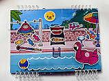 Розвиваюча книжка альбом липучки ТОКА БОКА сімейний будиночок формат А4 202402, фото 8