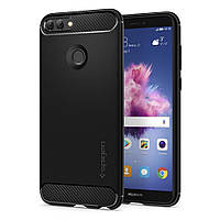 Чохол Spigen для Huawei P Smart / Enjoy 7s / Nova Lite 2 Rugged Armor, Black (L24CS23183)