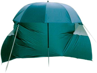 Зонт розкладний Lineaeffe для коропової риболовлі з тентом від вітру d=220см 6830224