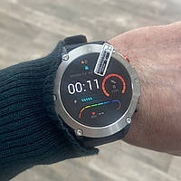 Многофункциональные круглые умные часы мужские Smart Watch Modfit Sniper противоударные водонепроницаемые