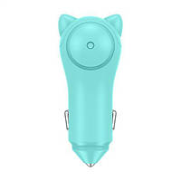 АЗУ Baseus Adorkable Cute Cat 2USB 3A, Green (CCALL-DM06)