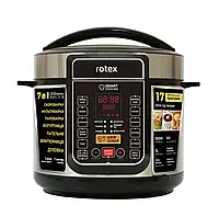 Мультиварка кухонная бытовая пароварка ROTEX REPC75 для дома с антипригарным покрытием spn