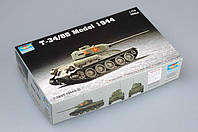 T-34/85 MOD.1944. Сборная модель советского среднего танка в масштабе 1/72. TRUMPETER 07207