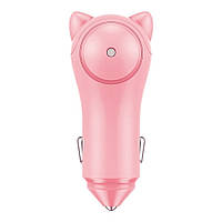 АЗУ Baseus Adorkable Cute Cat 2USB 3A, Pink (CCALL-DM04)