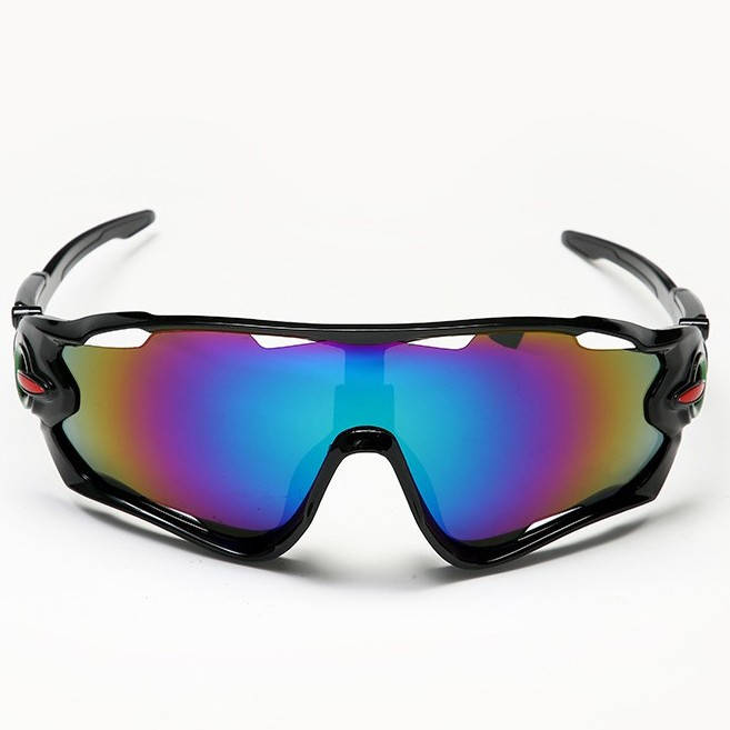 

Очки велосипедные Robesbon Jawbreaker 9270 спортивные велоочки Black-Blue