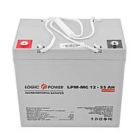 Акумулятор мультигелевий LogicPower AGM LPM-MG 12 — 55 Ah TP, код: 7294012