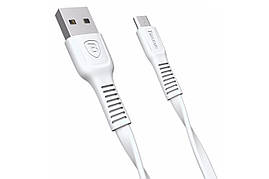 Кабель USB Baseus Tough MicroUSB, White (CAMZY-B02)